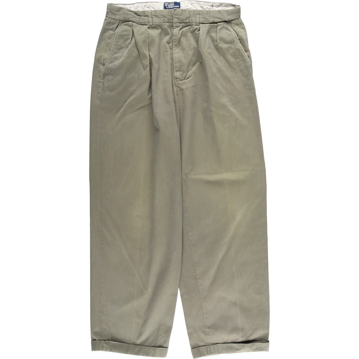 古着 ラルフローレン Ralph Lauren POLO by Ralph Lauren ツータック チノパンツ メンズw34相当/eaa606693