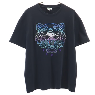 KENZO ケンゾー タイガー刺繍 半袖 Tシャツ S ブラック