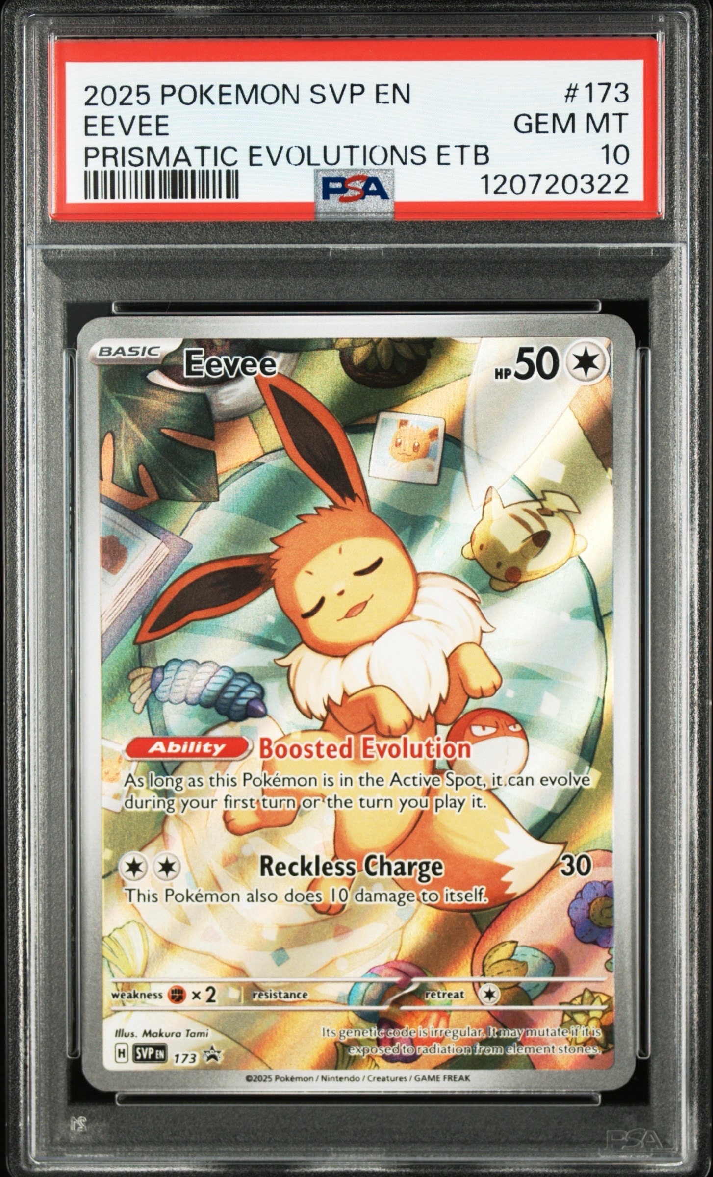 イーブイ P [SVP EN 173]【英語版】(スカーレット&バイオレット「プリズマティックエボリューションズ エリートトレーナボックス」)