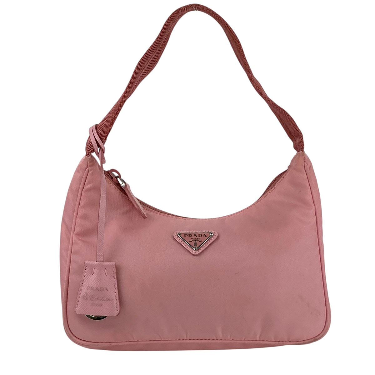 PRADA プラダ Re-Edition 2000 Re-Nylon ハンドバッグ ハンドバッグ ナイロン ピンク レディース【中古】
