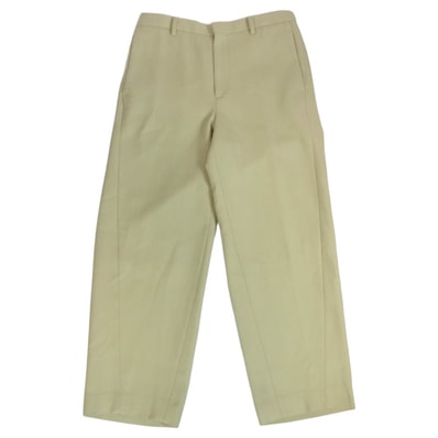 AURALEE オーラリー パンツ 24AW A24AP02LM LIGHT MELTON SLACKS ライト メルトン スラックス ウールパンツ ベージュ系 5【中古】