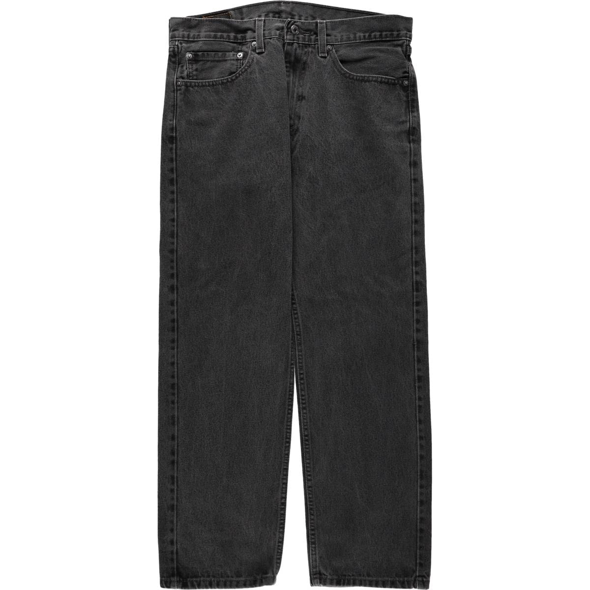 古着 リーバイス Levi's 00505-0260 ブラックデニム テーパードデニムパンツ メンズw34相当/eaa666049
