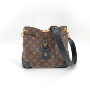 LOUIS VUITTON(ルイ・ヴィトン) オデオン ロゴ入り レザータグ M45353 ショルダーバッグ ブラウン