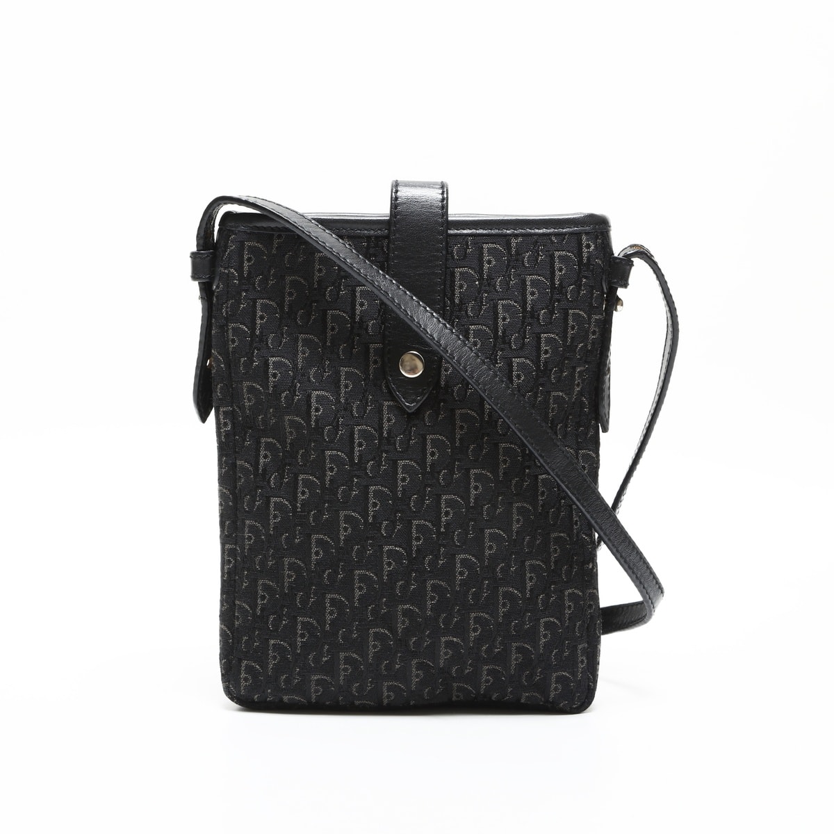 ディオール Dior トロッター キャンバス フォン ケース ショルダーバッグ【中古】