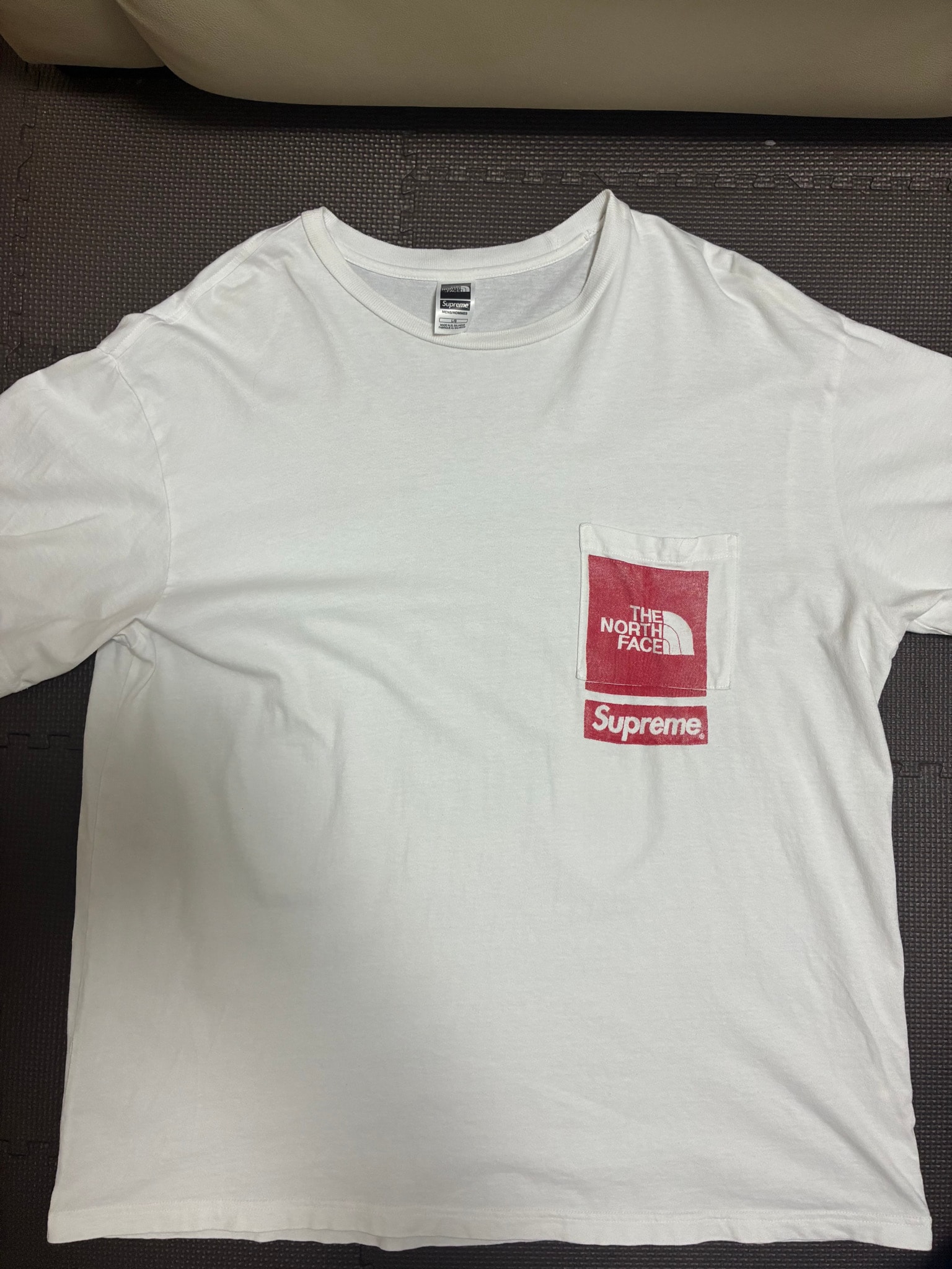 Supreme x The North Face Printed Pocket Tee "White"
