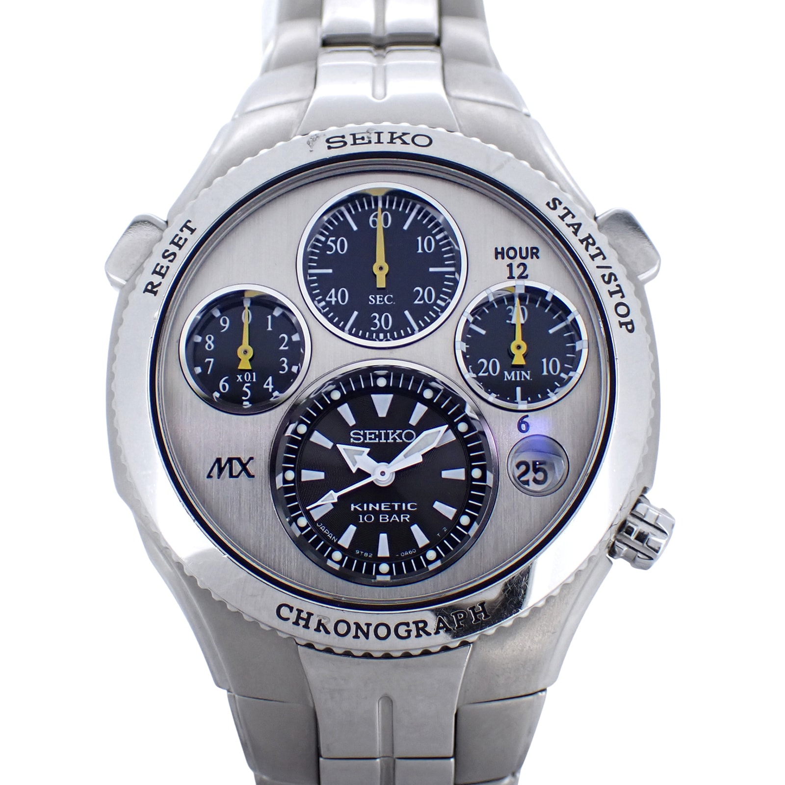 SEIKO セイコー  キネティック クロノグラフ MX  SATX003 9T82-0A80  メンズ 腕時計