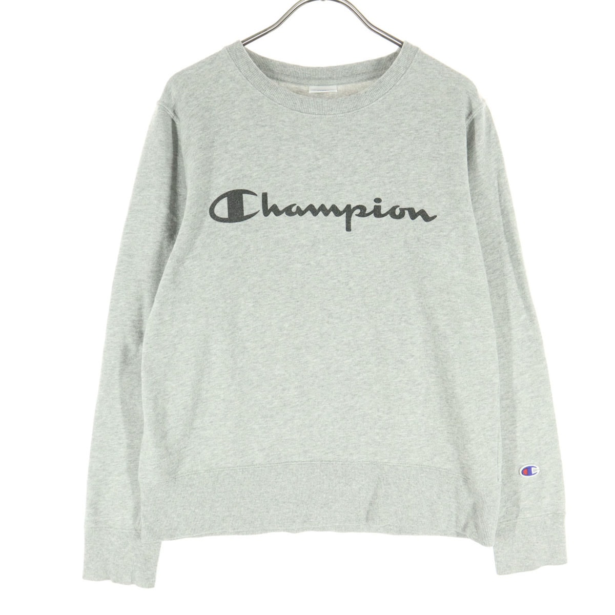 Champion チャンピオン 長袖 スウェット L グレー