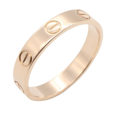 カルティエ CARTIER ミニラブリング リング・指輪 ジュエリー K18PG(ピンクゴールド) メンズ レディース ゴールド系 B4085200 【中古】