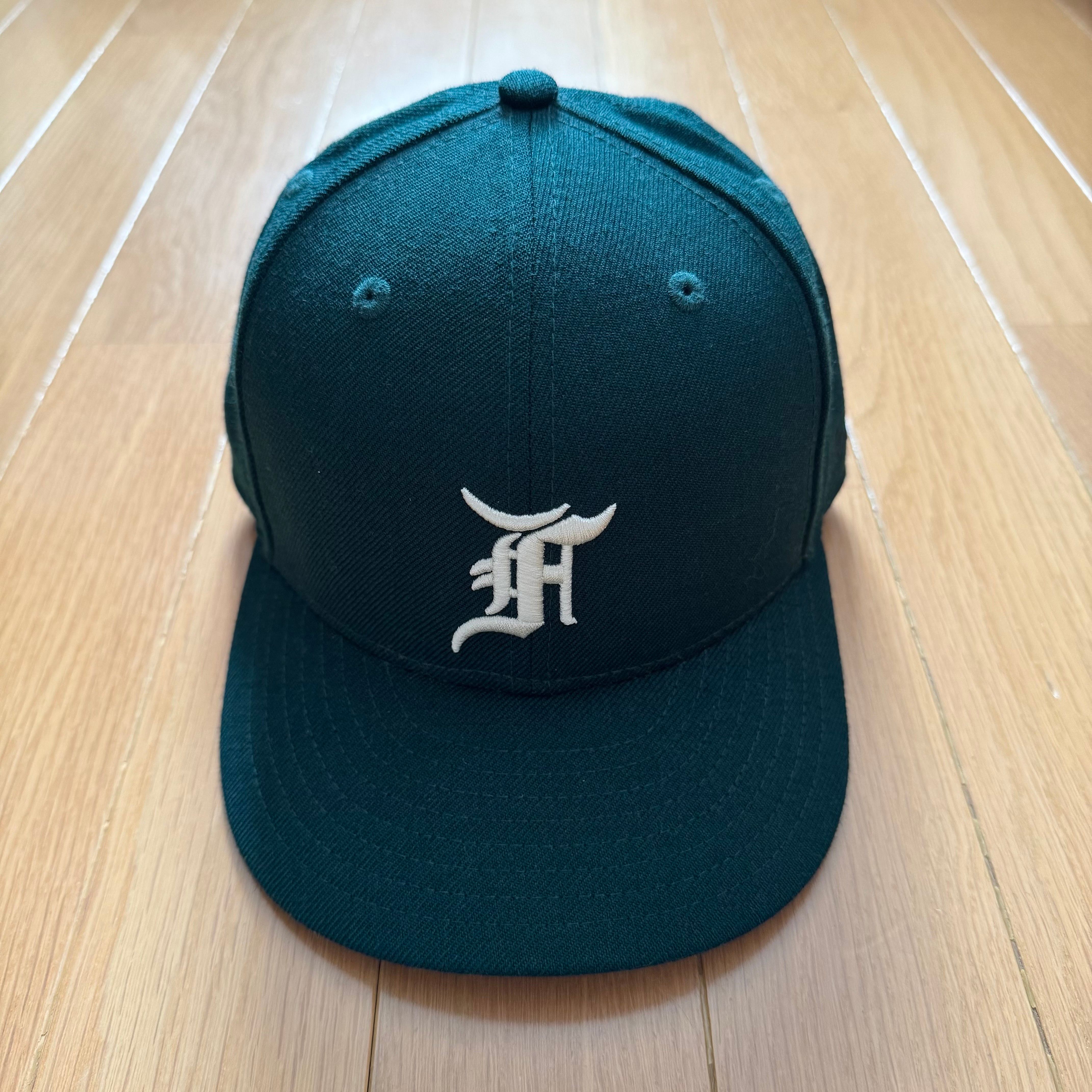 NEW ERA FEAR OF GOD ESSENTIALS 59FIFTY F LOGO Under Visor "Dark Green"
