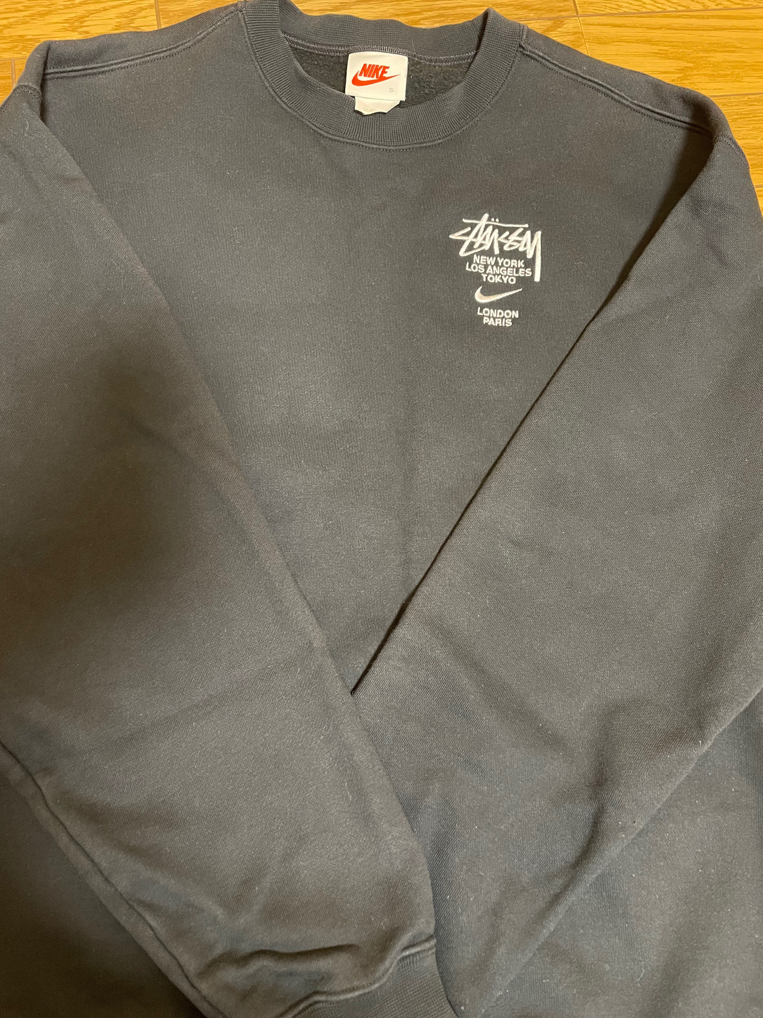 Nike x Stussy International Crewneck Sweatshirt (US Size) "Black" DC4198-010