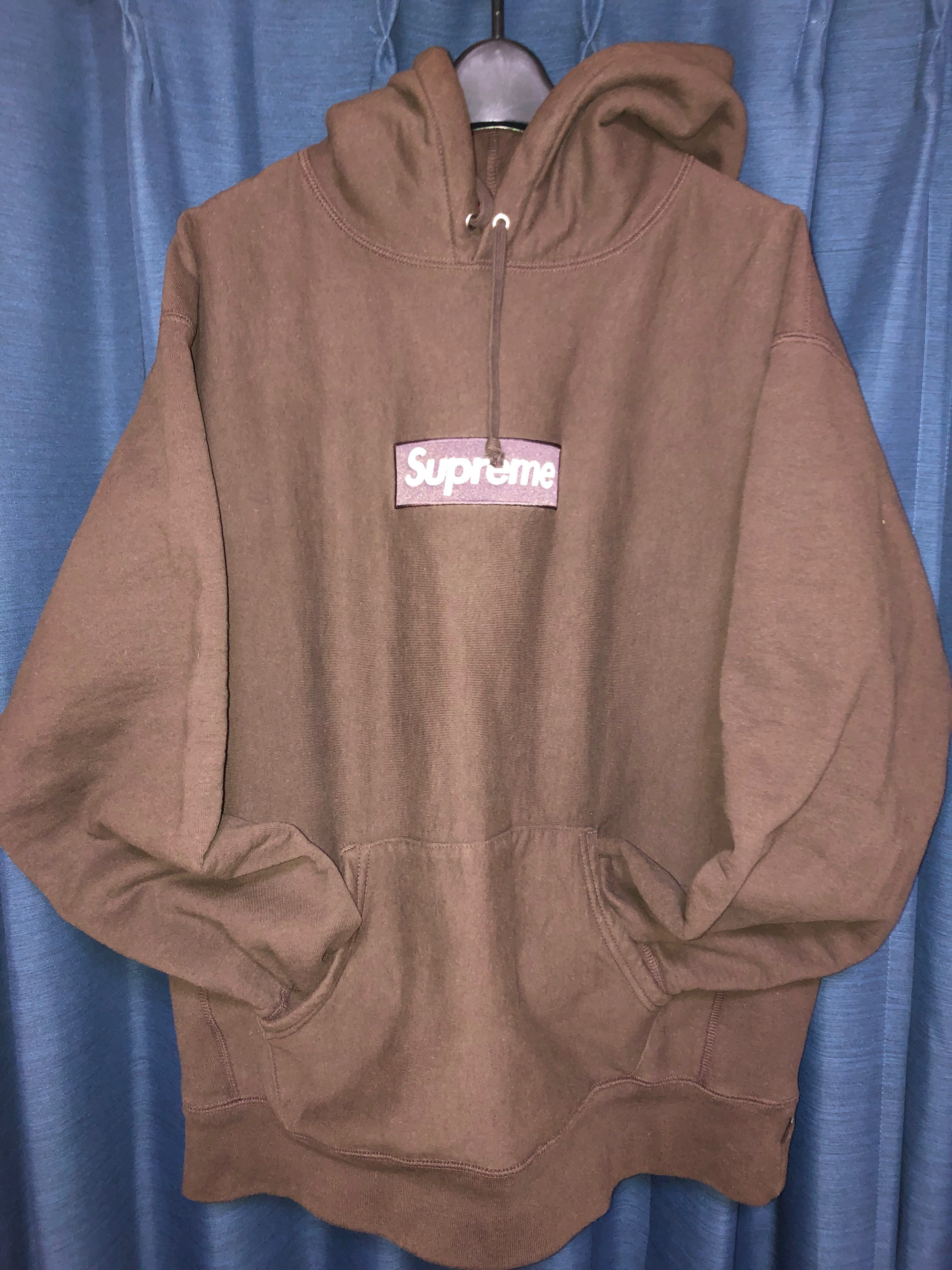 Supreme Box Logo Hooded Sweatshirt "Dark Brown" (21FW)
