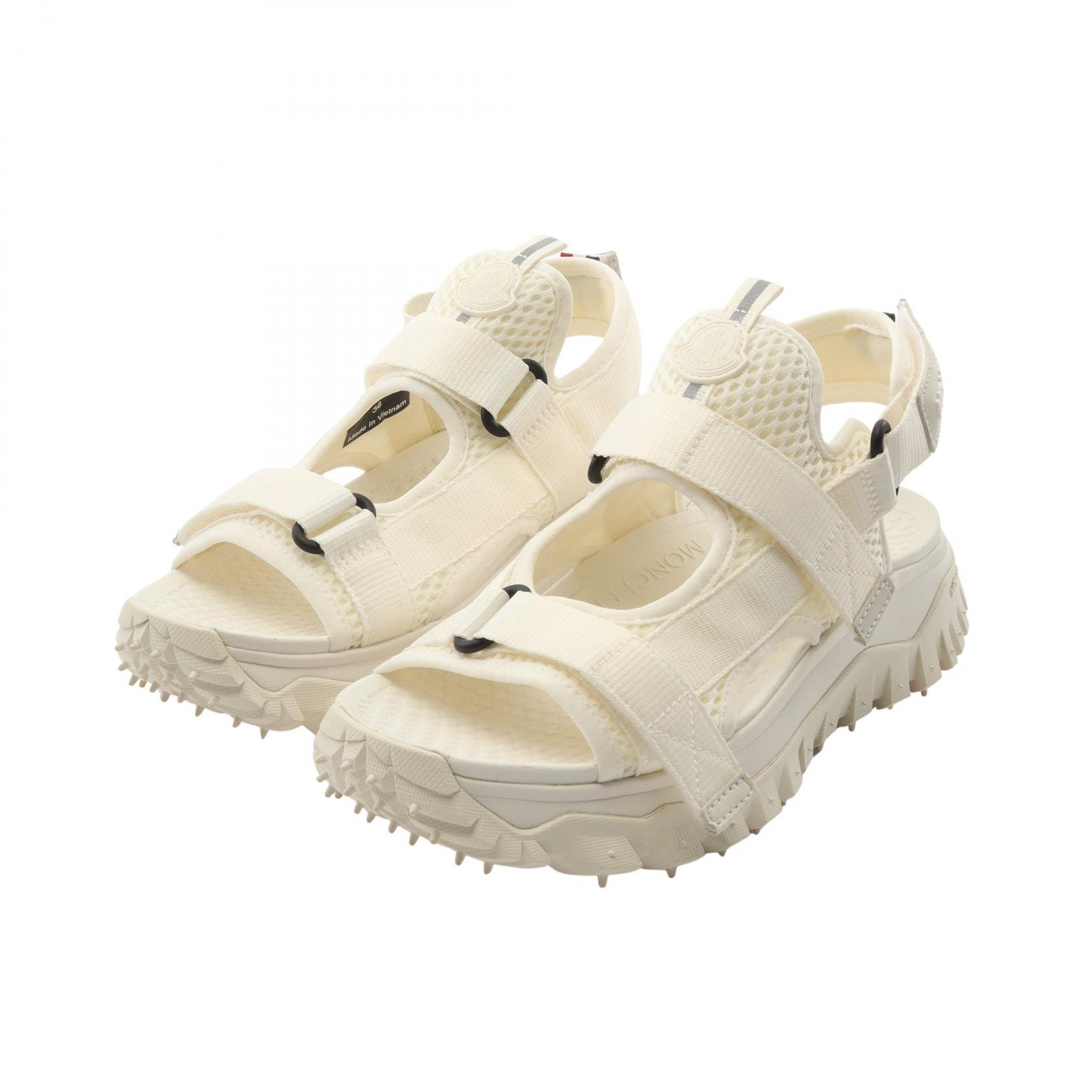 モンクレール MONCLER TRAILGRIP VELA サンダル 靴 キャンバス メッシュ レディース ホワイト系 4L00110M380803236 【新品】
