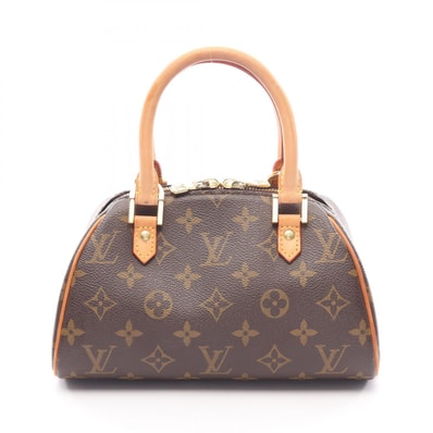 ルイ・ヴィトン LOUIS VUITTON リベラ ミニ モノグラム ハンドバッグ バッグ PVCコーティングキャンバス レザー モノグラム レディース ブラウン系 M50202 【中古】