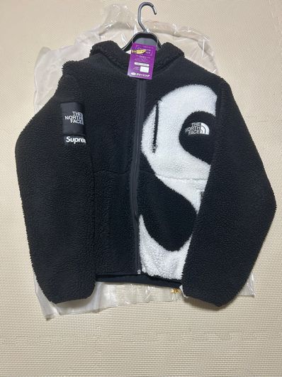 Supreme x The North Face S Logo Hooded Fleece Jacket "Black"