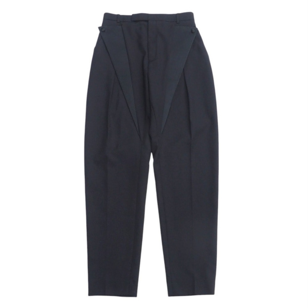 CELINE セリーヌ パンツ サイズ40 ワンタック テーパード ドレスパンツ スラックス イタリア製 ブランド古着【中古】20250121/RA3007