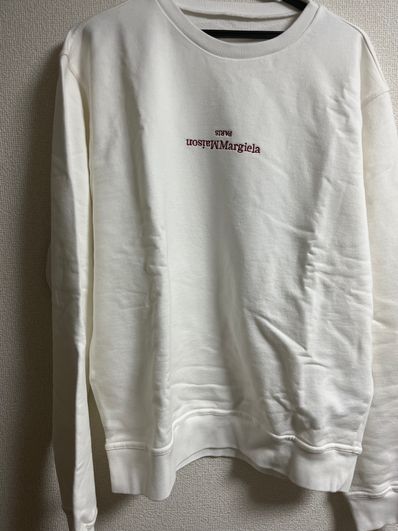 新品 マルジェラ 反転ロゴ スウェットシャツ XL