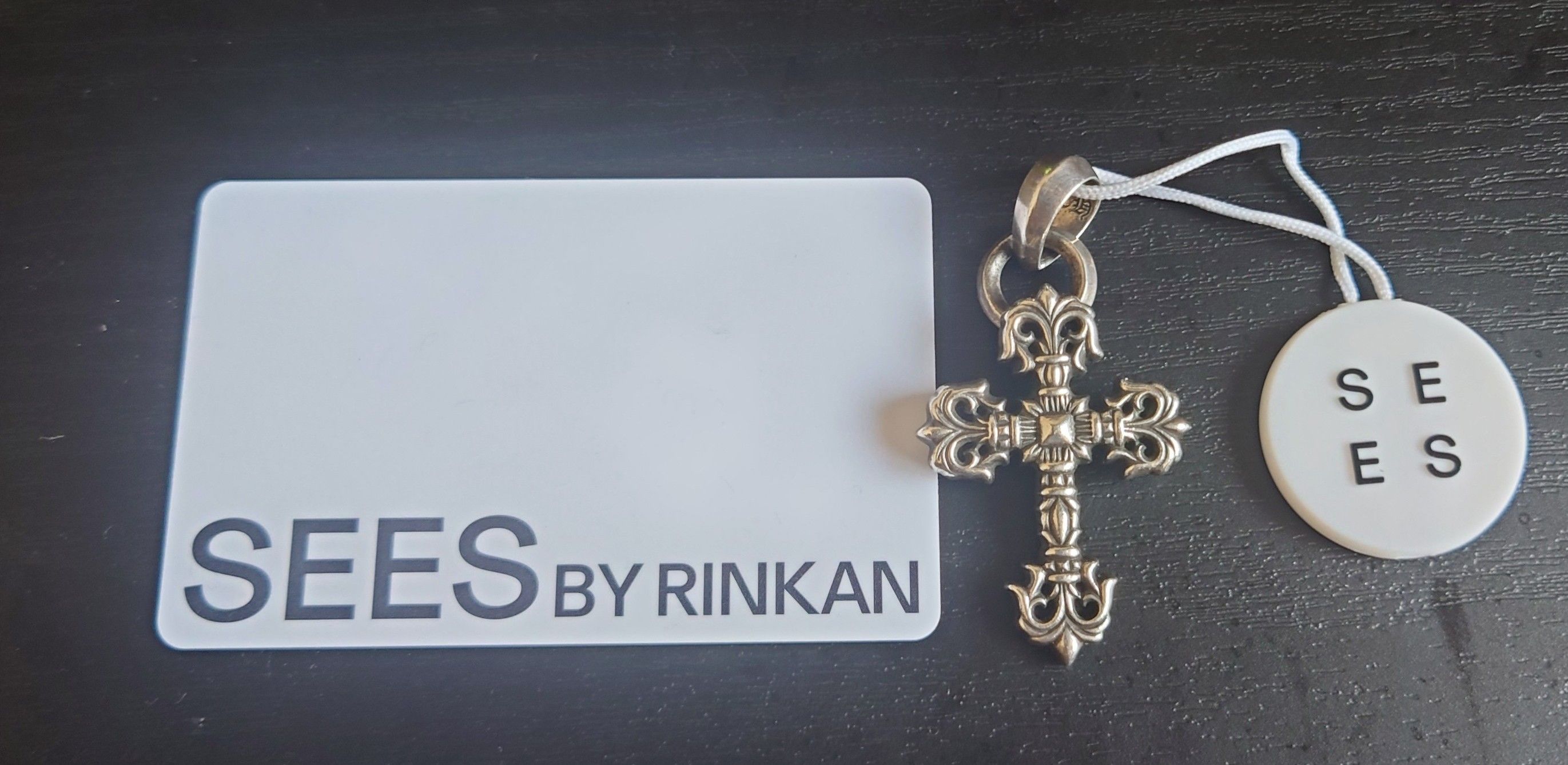 Chrome Hearts Philigree Cross Pendant XS with / Plain Bail "Silver"