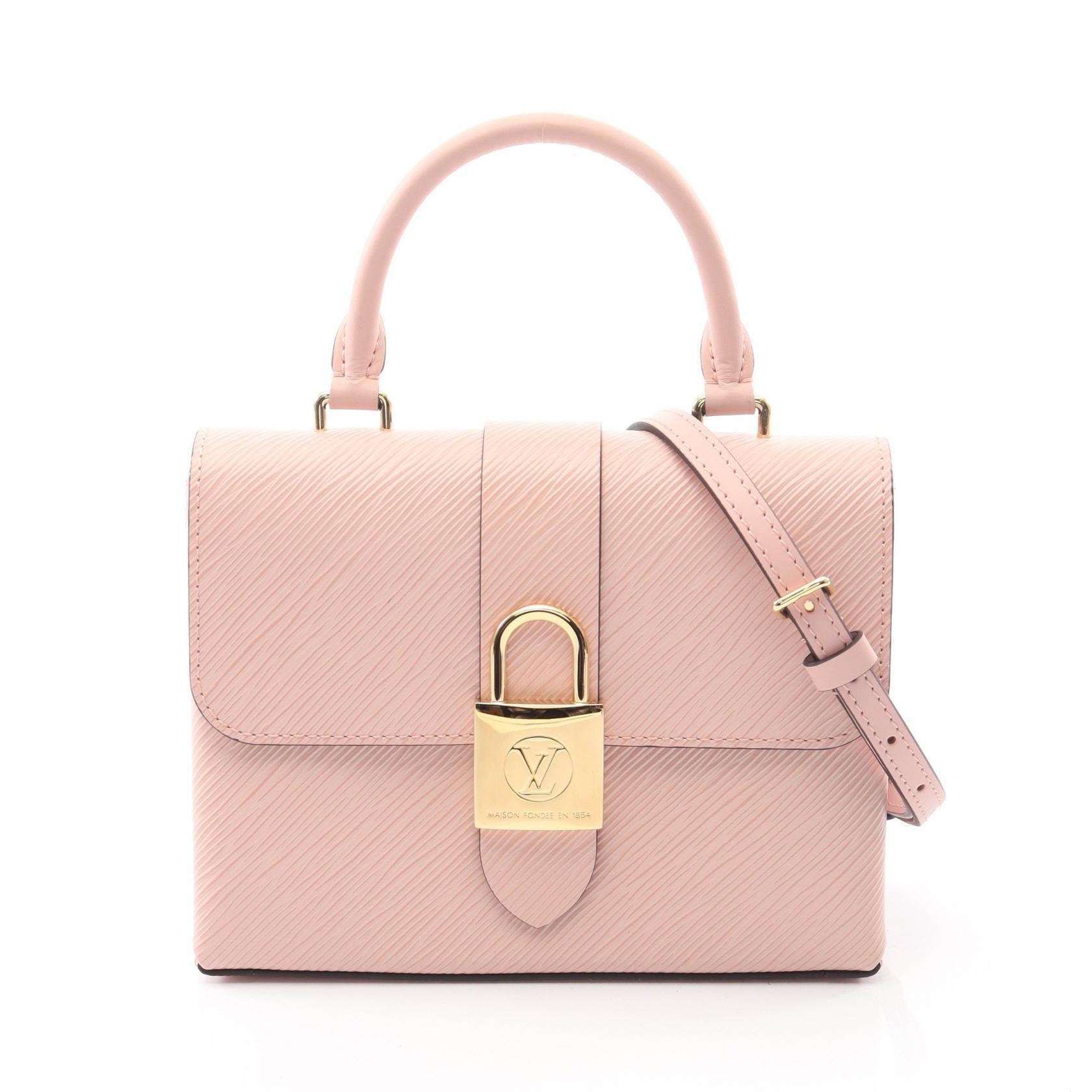 ルイ・ヴィトン LOUIS VUITTON ロッキーBB エピ ローズバレリーヌ ハンドバッグ バッグ レザー レディース ピンク系 M52879 【中古】