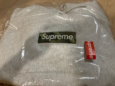 Supreme Box Logo Hooded Sweatshirt "Ash Grey" (23FW)