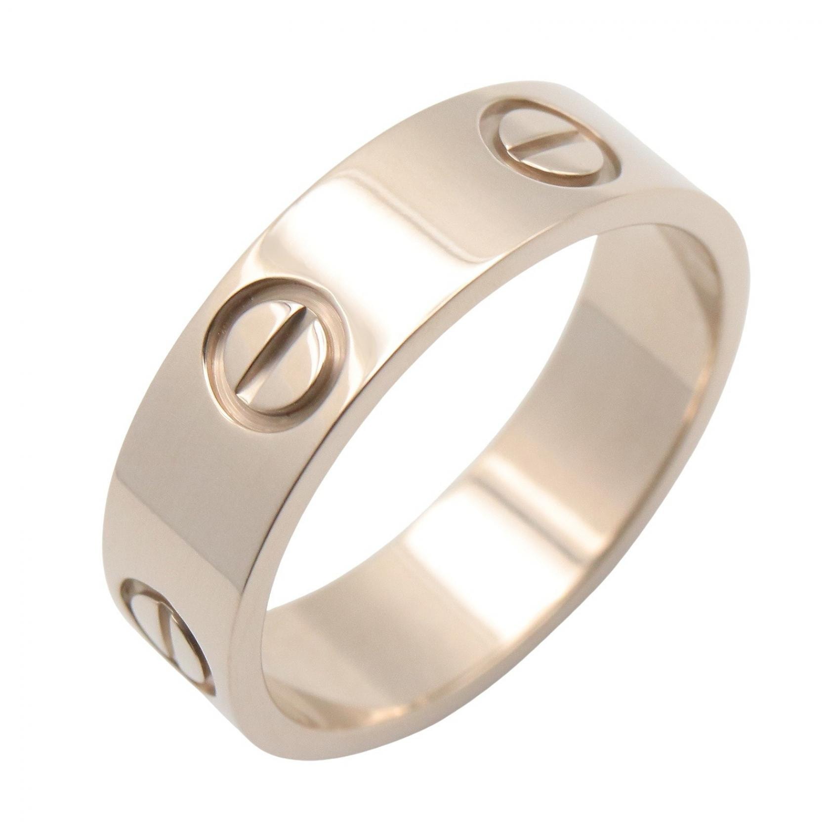 カルティエ CARTIER ラブ リング リング・指輪 ジュエリー K18WG(ホワイトゴールド) メンズ レディース シルバー系 【中古】