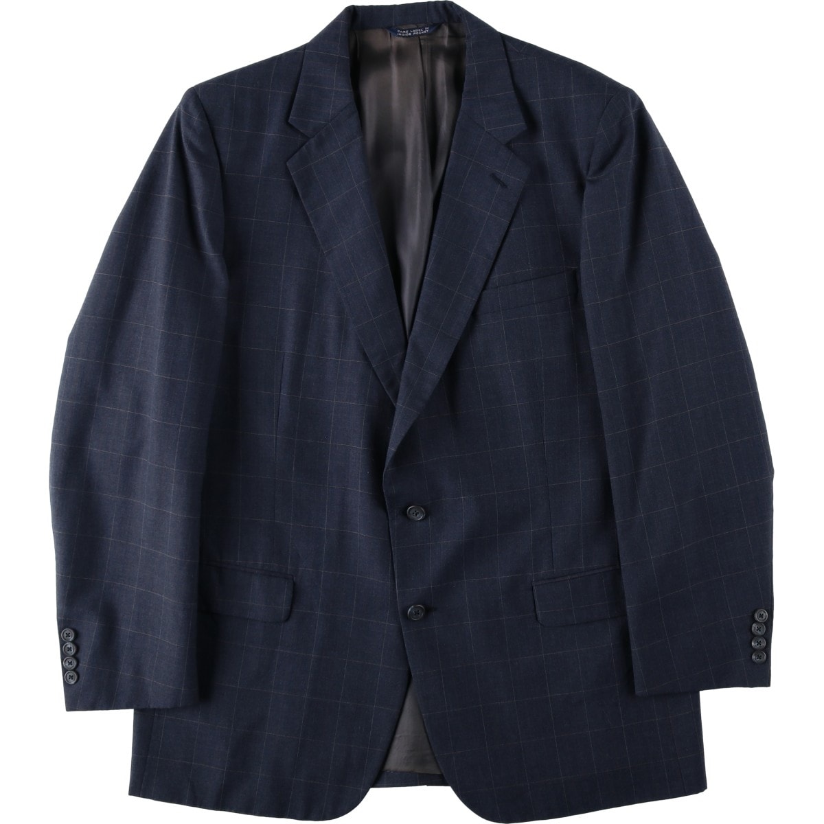 古着 80年代 バーバリー Burberry's チェック柄 ブレザー テーラードジャケット メンズM相当 ヴィンテージ/evb031398