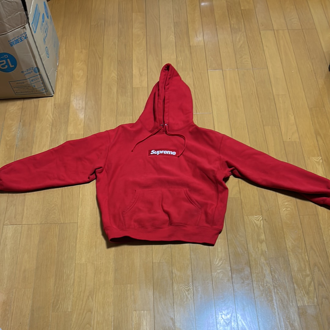 Supreme Box Logo Hooded Sweatshirt "Red" (23FW)