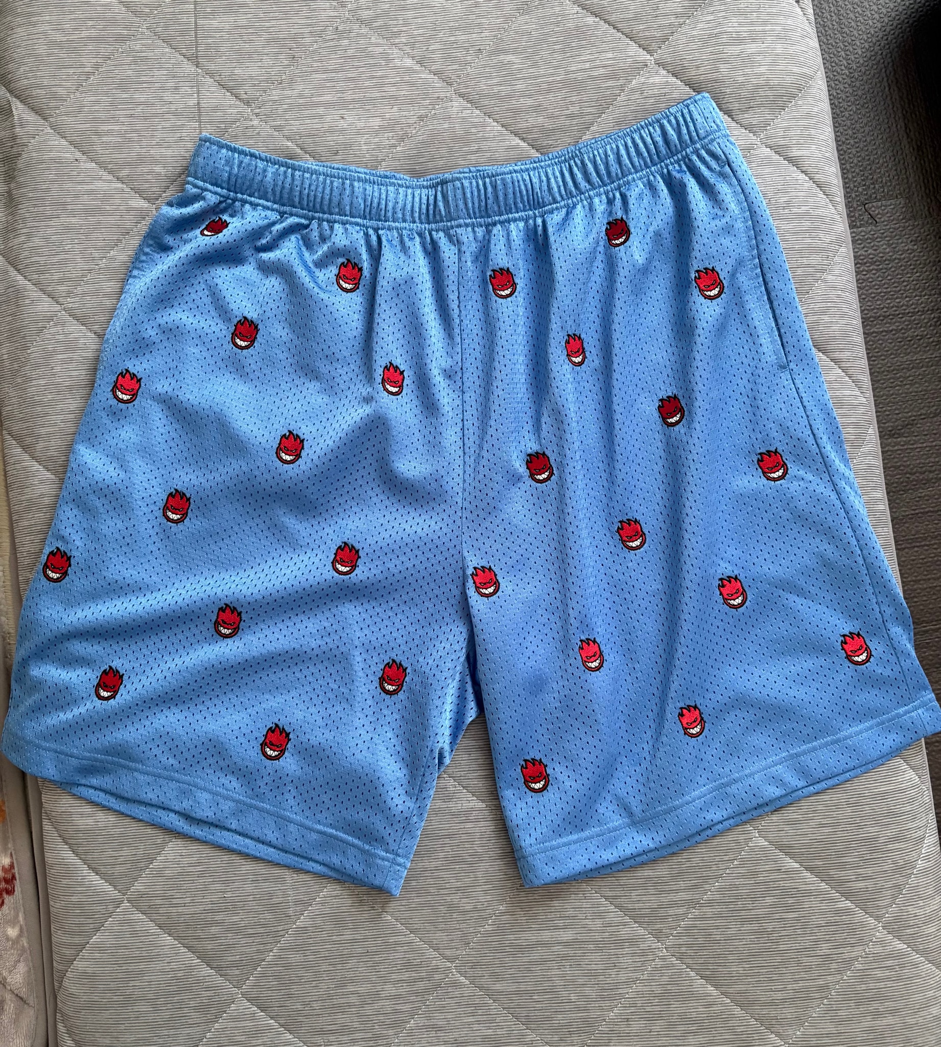 Supreme x Spitfire Mesh Short "Light Blue"