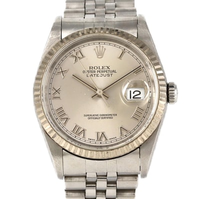 【ノーメンテナンス還元価格】ロレックス デイトジャスト 16234 SSxWG 自動巻 Y番