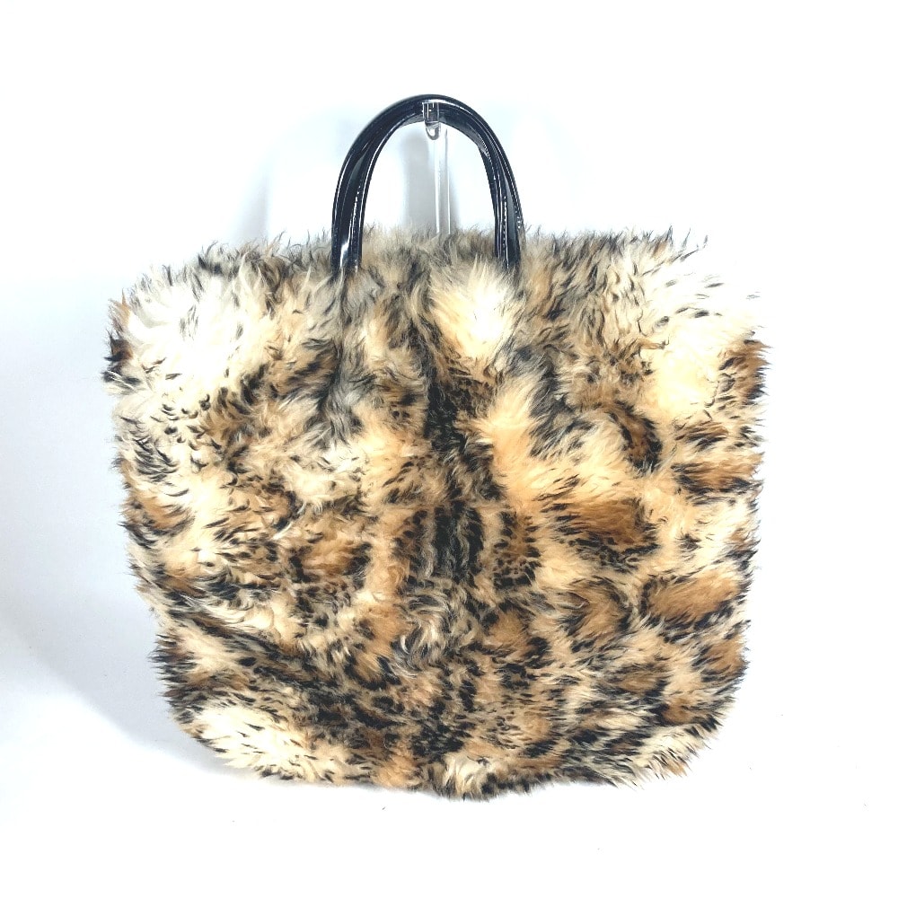 ルイヴィトン LOUIS VUITTON サックプラ ムートン M50818 アニマルコレクション 2WAYバッグ ショルダーバッグ 肩掛け ハンドバッグ ムートン ベージュ 美品