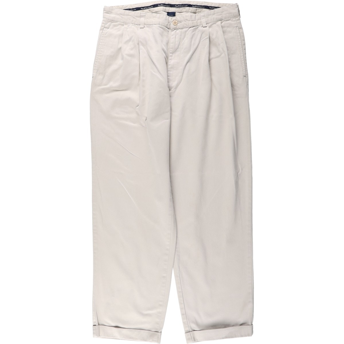 古着 ラルフローレン Ralph Lauren POLO RALPH LAUREN HAMMOND PANT ツータック チノパンツ メンズw34相当/eaa680724