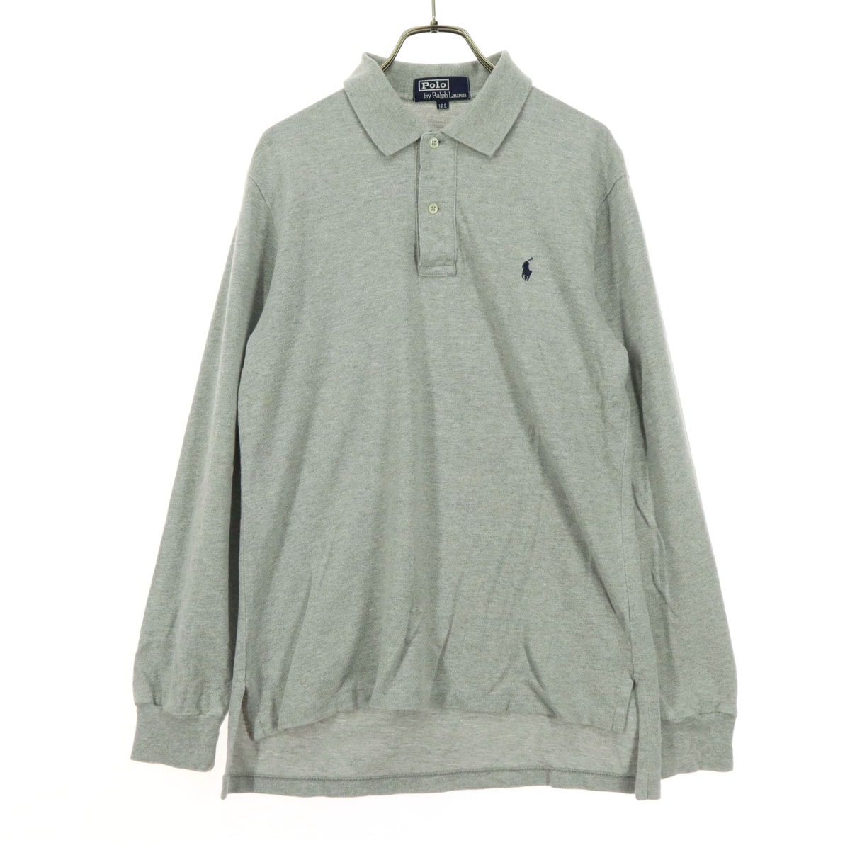 Polo by Ralph Lauren ポロバイラルフローレン ワンポイントロゴ 長袖 ポロシャツ 160cm グレー