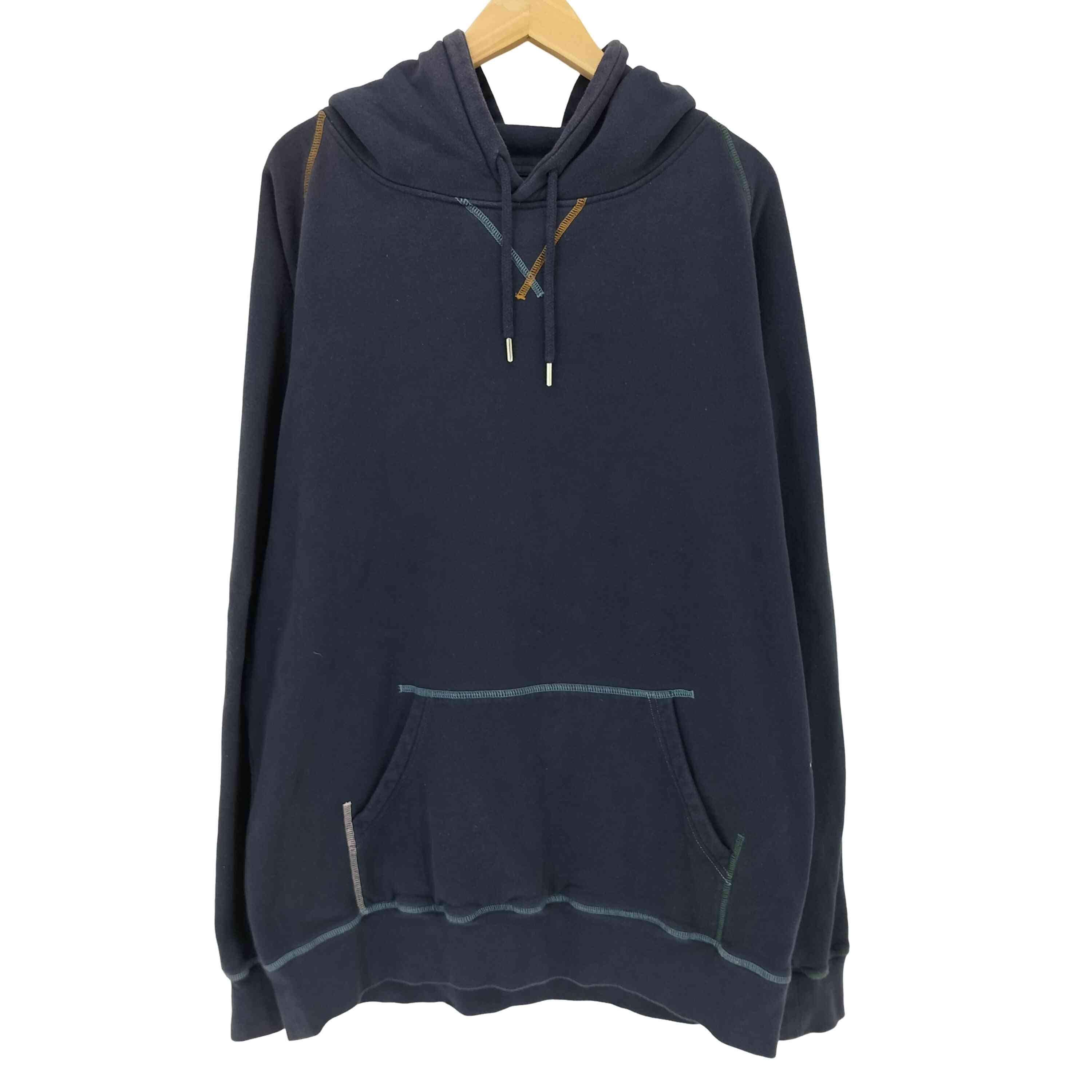 L/S コントラストステッチ プルオーバーパーカー【1143641951399】