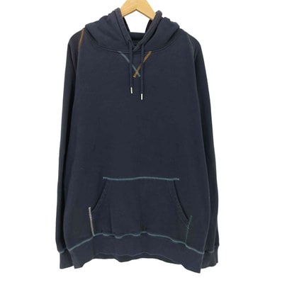 L/S コントラストステッチ プルオーバーパーカー【1143641951399】
