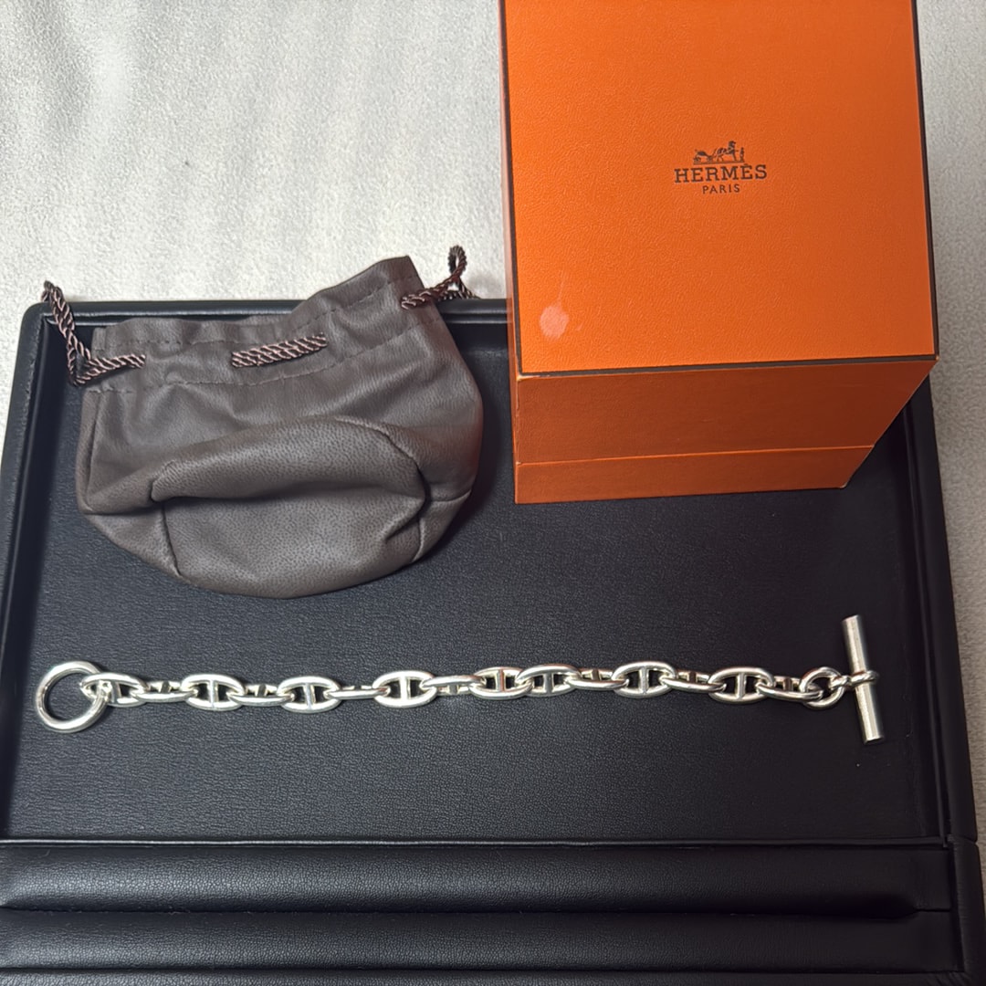 Hermes Chaine D'ancre GM Bracelet "Silver"