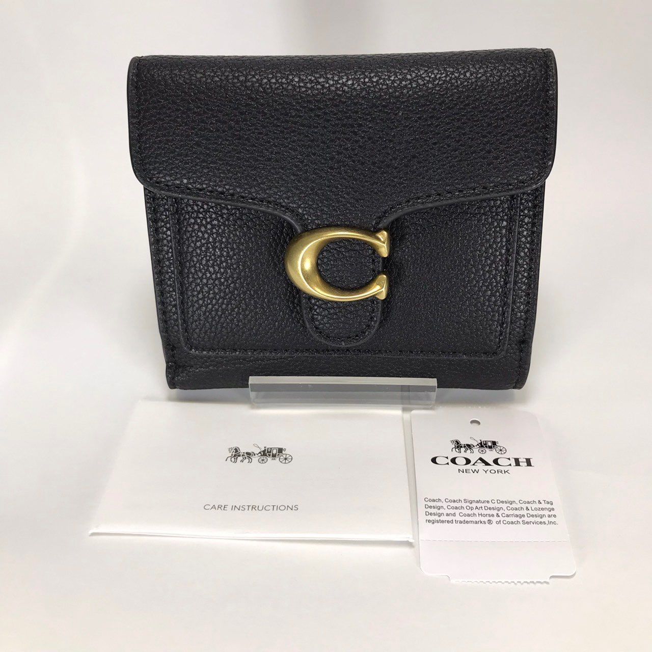 ☆新品・未使用☆ COACH タビー スモール ウォレット 黒