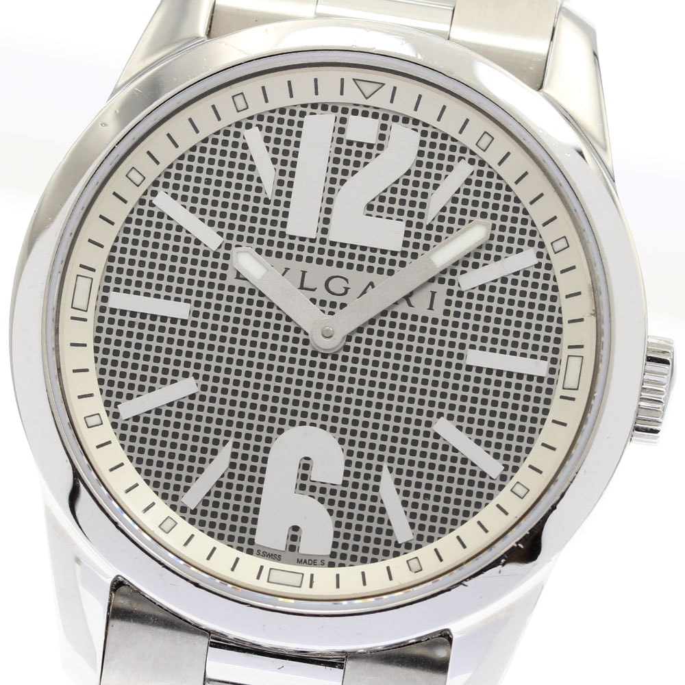 ★保 ブルガリ ソロテンポ  ST37S クォーツ メンズ 【中古】