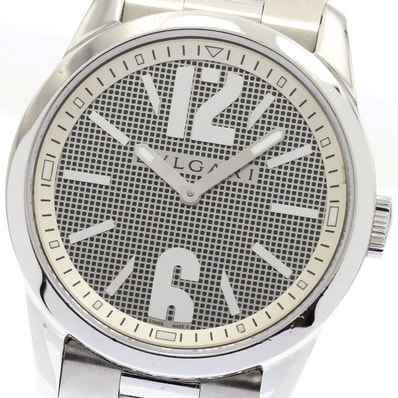 ★保 ブルガリ ソロテンポ ST37S クォーツ メンズ 【中古】