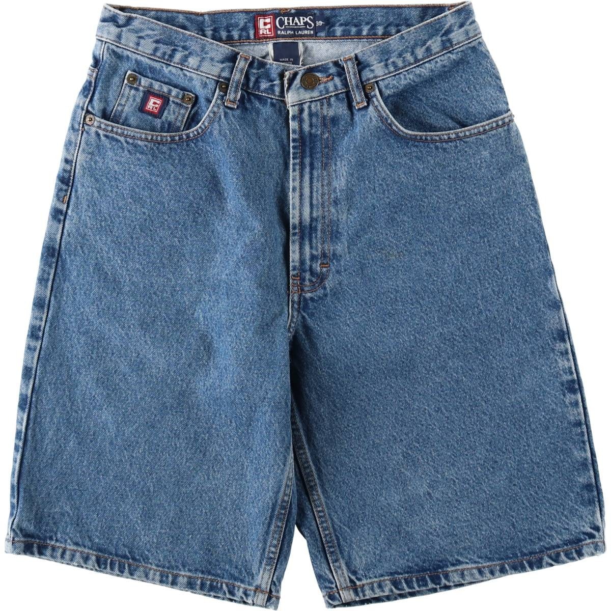 古着 ラルフローレン Ralph Lauren CHAPS チャップス デニムショーツ ハーフパンツ ジョーツ メンズw30相当/eaa648135
