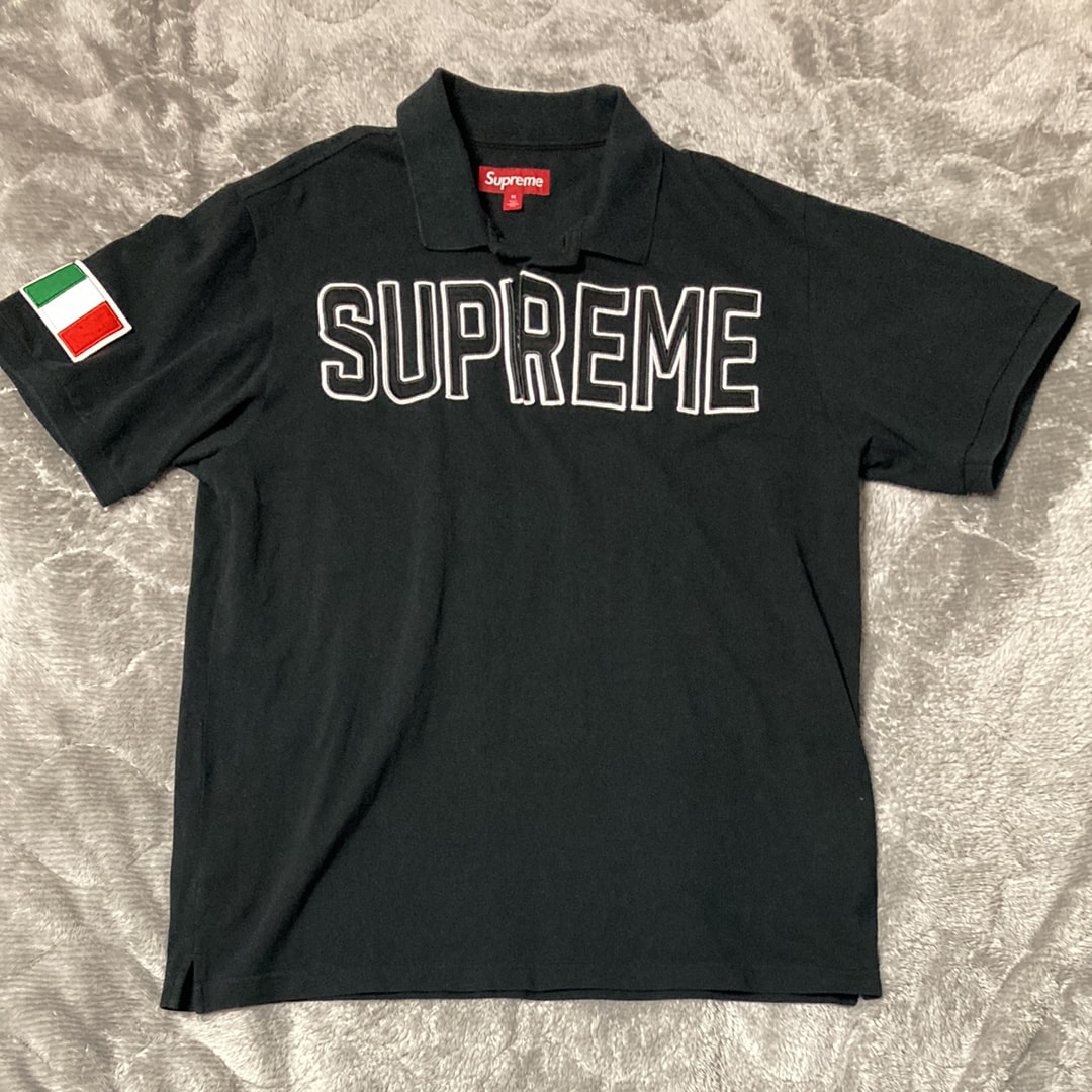 Supreme Twill Appliqué Polo Supreme Twill Appliqué Polo White Hombre - FW25 - ES