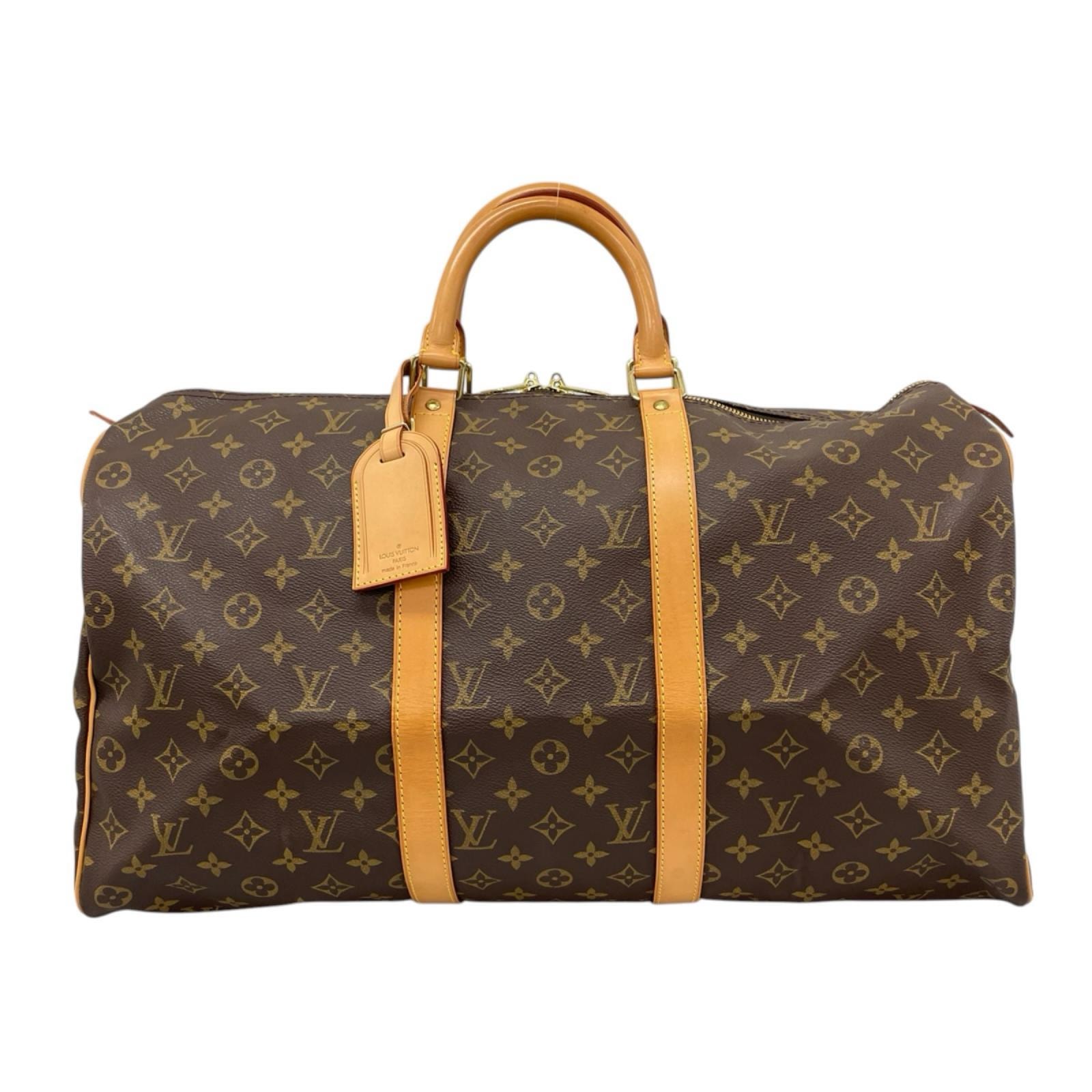 ルイヴィトン キーポル50 モノグラム ハンドバッグ モノグラムキャンバス M41426 ブラウン レディース LOUIS VUITTON 中古