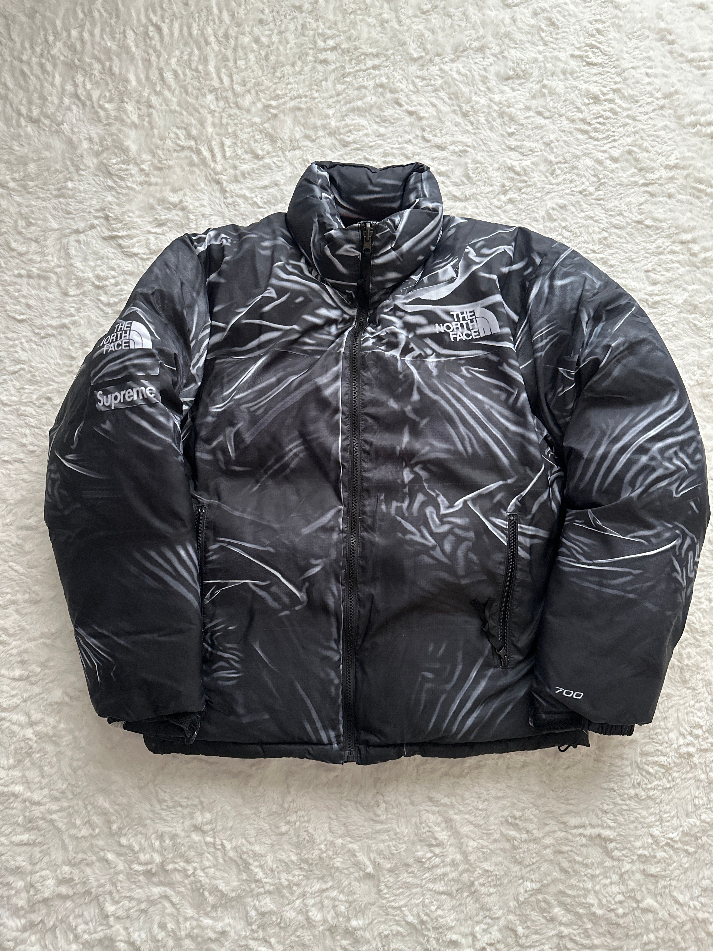 Supreme x The North Face Trompe Loeil Printed Nuptse Jacket "Black"