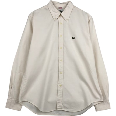 古着 ラコステ LACOSTE 長袖 ボタンダウンシャツ メンズL相当/eaa495592