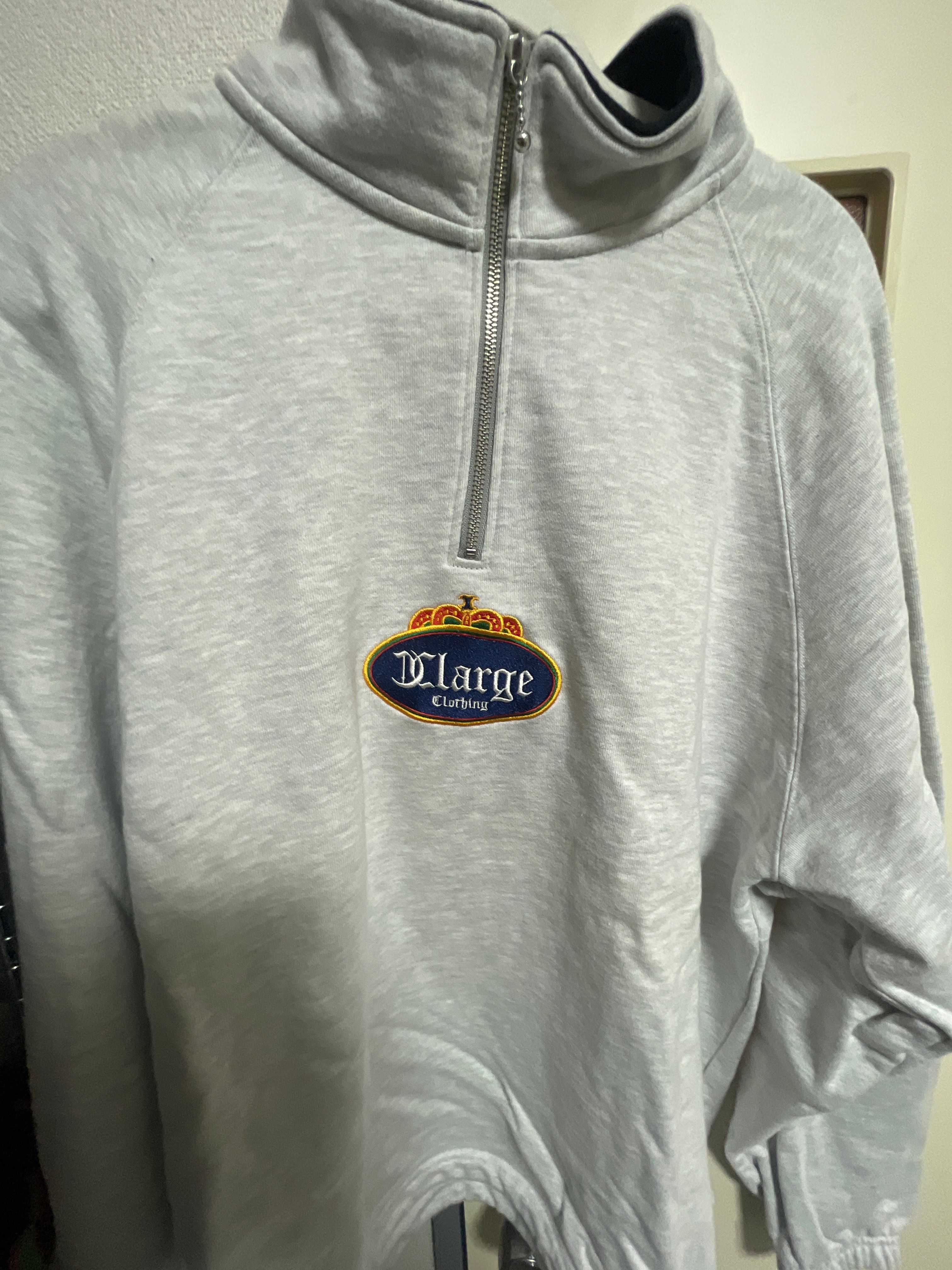 XLARGE CROWN HALF ZIP SWEAT XLARGE "Ash"