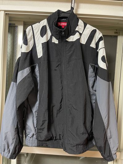 Supreme Shoulder Logo Track Jacket "Black"