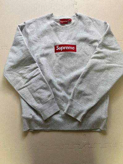 Supreme Box Logo Crewneck Sweatshirt "Ash Grey" (18FW)