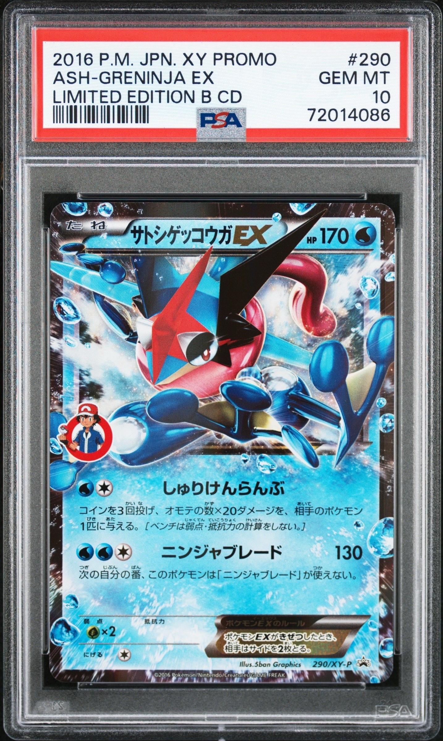 サトシゲッコウガEX: プロモ[XY-P 290/XY-P](プロモーションカード「XY