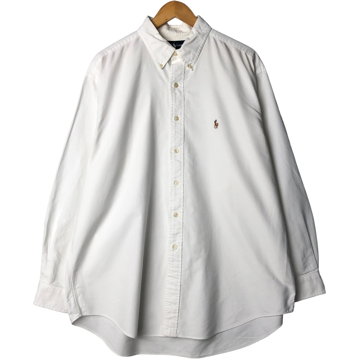 古着 ラルフローレン Ralph Lauren YARMOUTH 長袖 ボタンダウンシャツ メンズXL相当/eaa602827