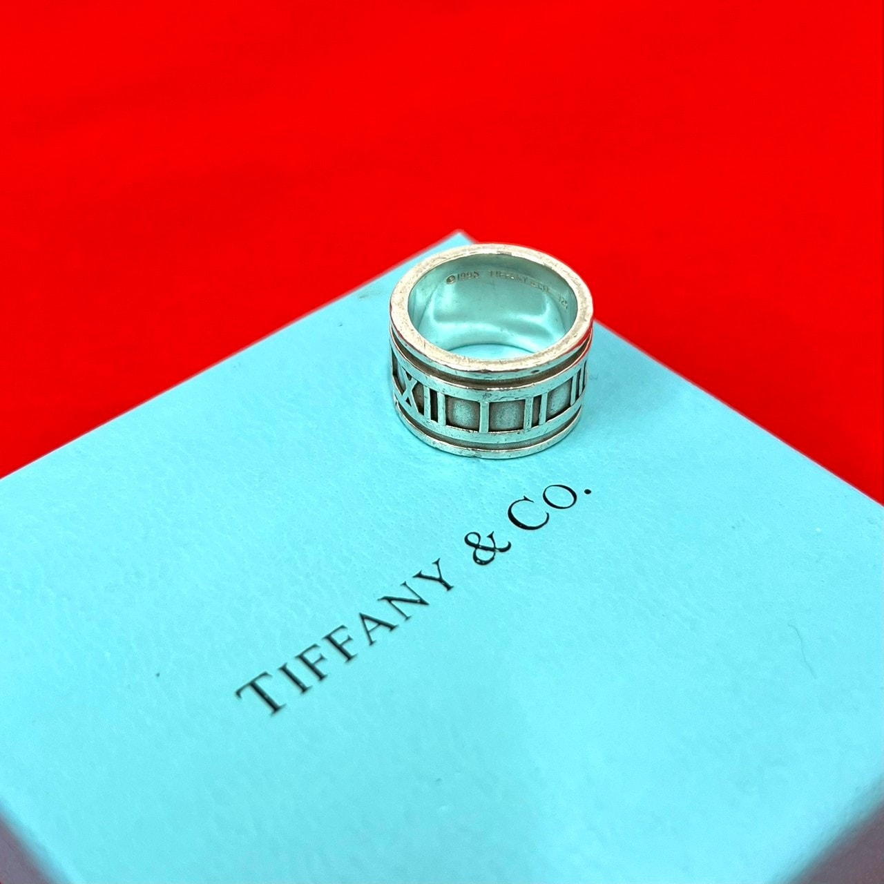TIFFANY&Co. ティファニー アトラス シルバー925 リング・指輪 8号 シルバー
 32587