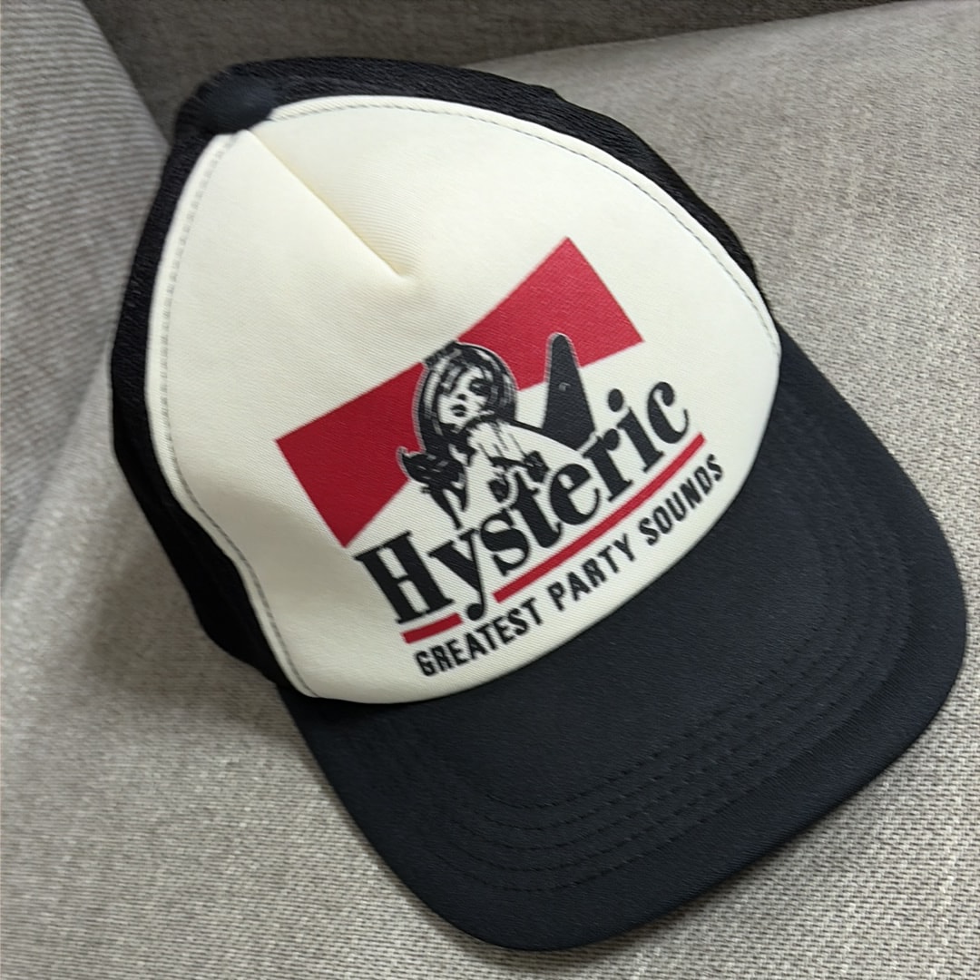 HYSTERIC GLAMOUR Guitar Girl Mesh Cap "Black" 02233QH05