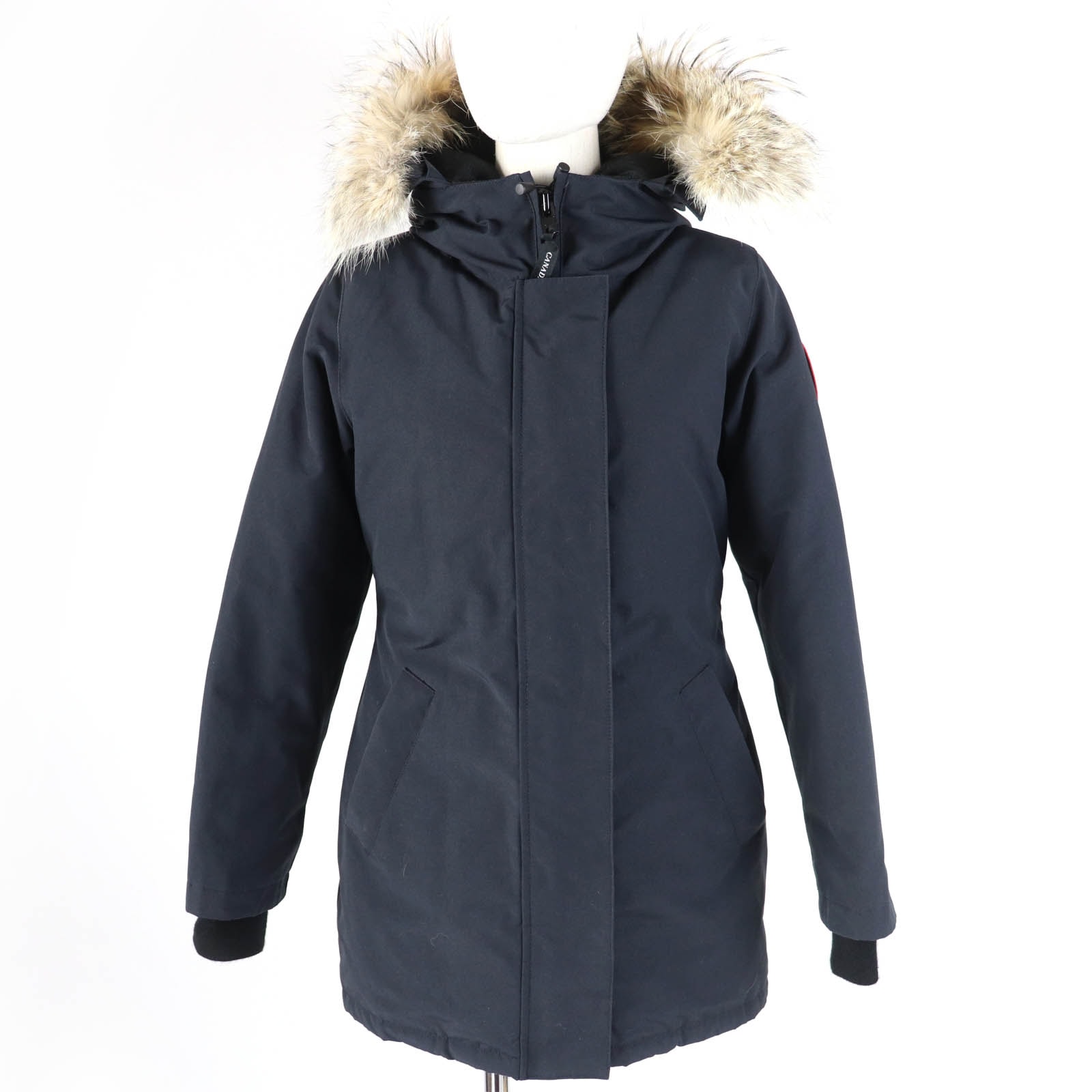 良品 カナダグース ダウン VICTORIA PARKA S 3037LA
